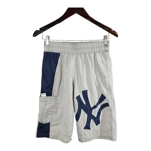 NWT MLB Genuine Merchandise New York Yankees Mesh-Lined Swim Trunks Men's S - Picture 1 of 5